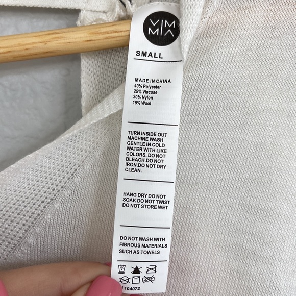 Revolve Vimmia Shavasana Reversible White Sweater - Picture 14 of 14
